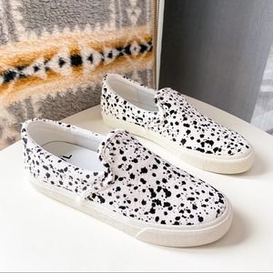 NWOT - Madewell Sidewalk Calf Hair Slip-On Sneakers - W10/M 8.5